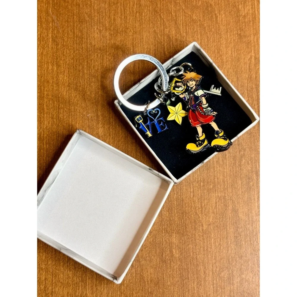 Sora Kingdom Hearts Anime Collectible Keychain Purse Charm